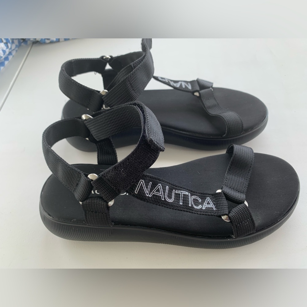 Nautica Women’s Black Sandals